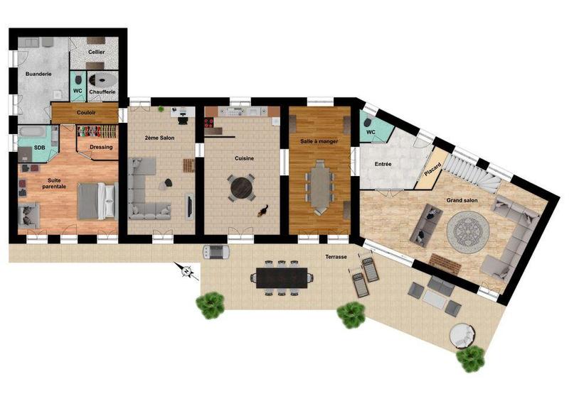 Maison - 240 m² - 8 pièces