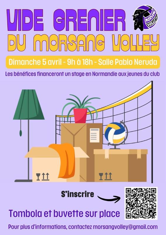 Morsang Volley fait son vide grenier