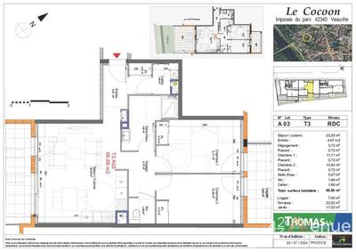 Appartement - 67 m² - 3 pièces