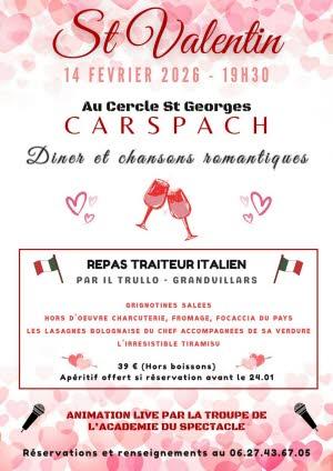 Repas animé de la St Valentin