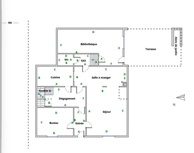 Maison de ville - 140 m² - 6 pièces