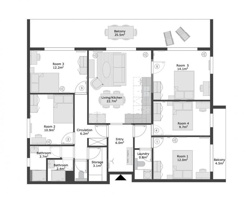 Appartement - 110 m²
