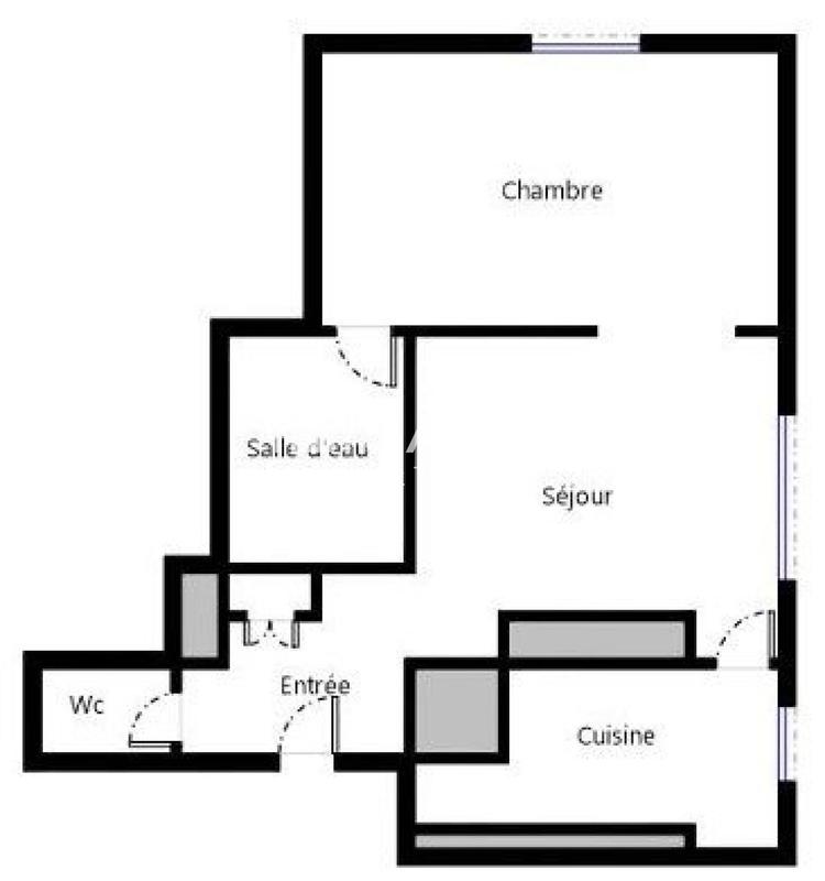 Appartement - 34 m² - 2 pièces