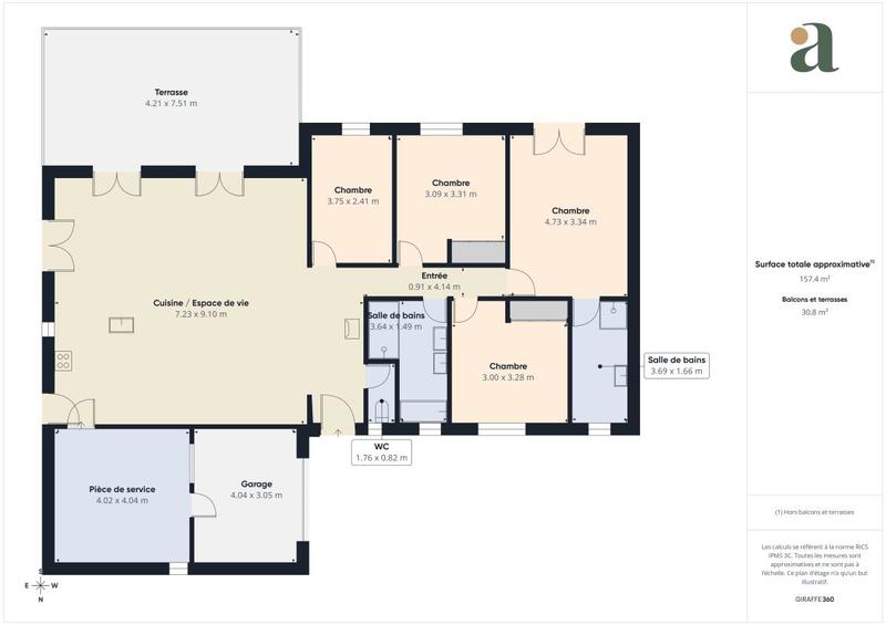 Maison ancienne - 150 m² - 5 pièces