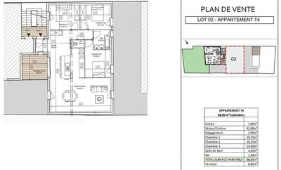 Appartement - 87 m² - 4 pièces