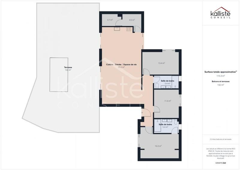 Villa - 132 m² - 4 pièces