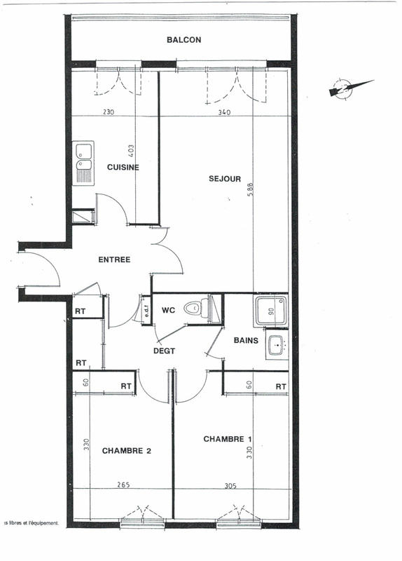 Appartement - 69 m² - 3 pièces
