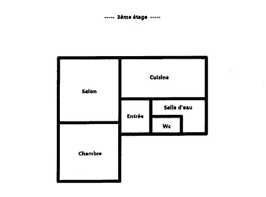 Appartement - 47 m² - 2 pièces