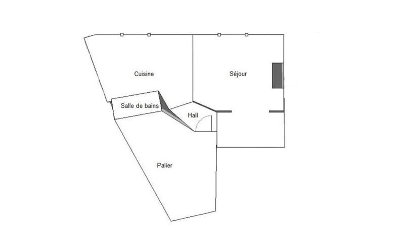 Appartement - 33 m² - 1 pièce