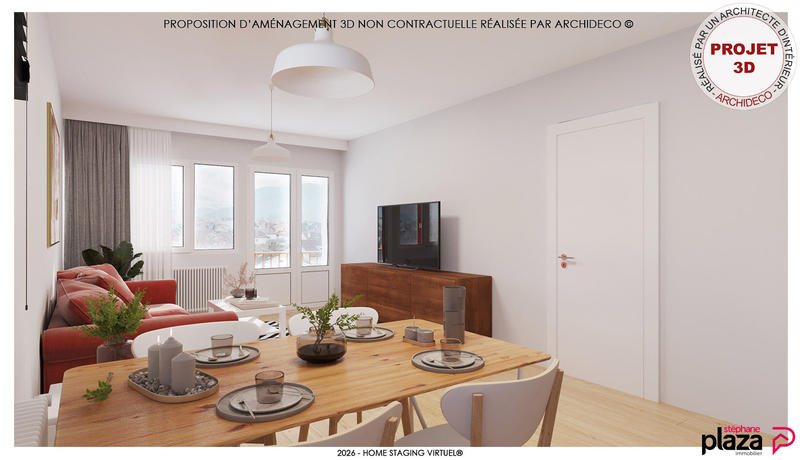 Appartement - 45 m² - 2 pièces