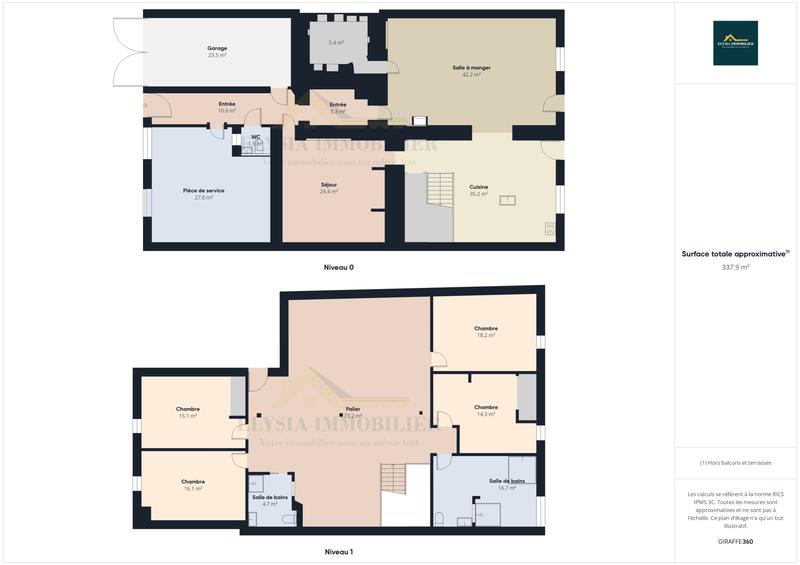 Maison - 259 m² - 9 pièces