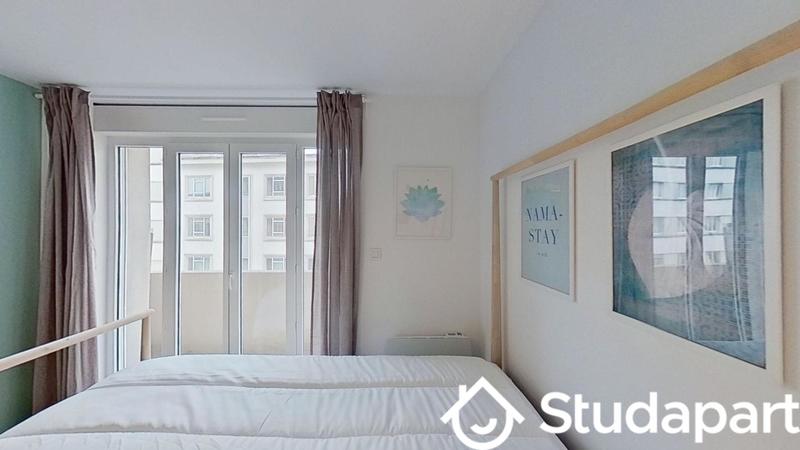 Chambre - 12 m² - 1 pièce