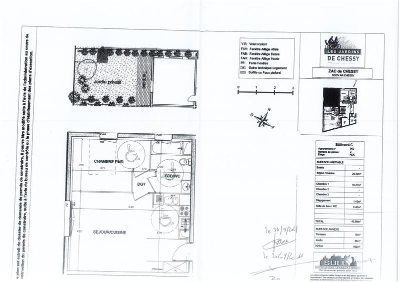 Appartement - 44 m² - 2 pièces