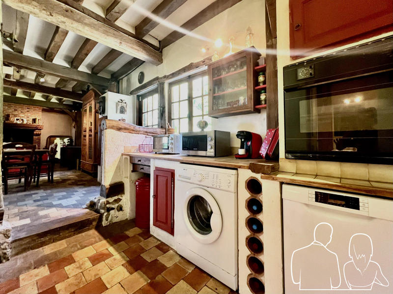 Maison ancienne - 64 m² - 3 pièces