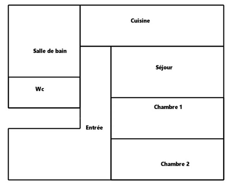Appartement - 60 m² - 3 pièces