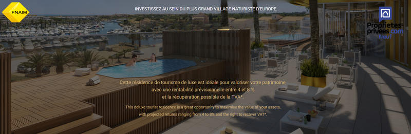 Appartement - 56 m² - 2 pièces