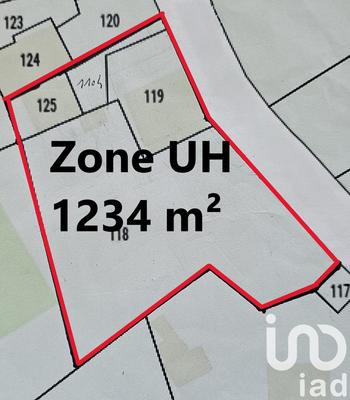 Terrain - 1 234 m²