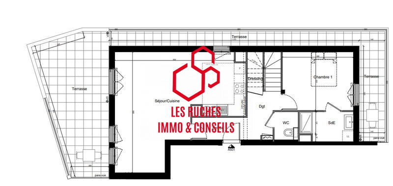 Appartement - 118 m² - 6 pièces