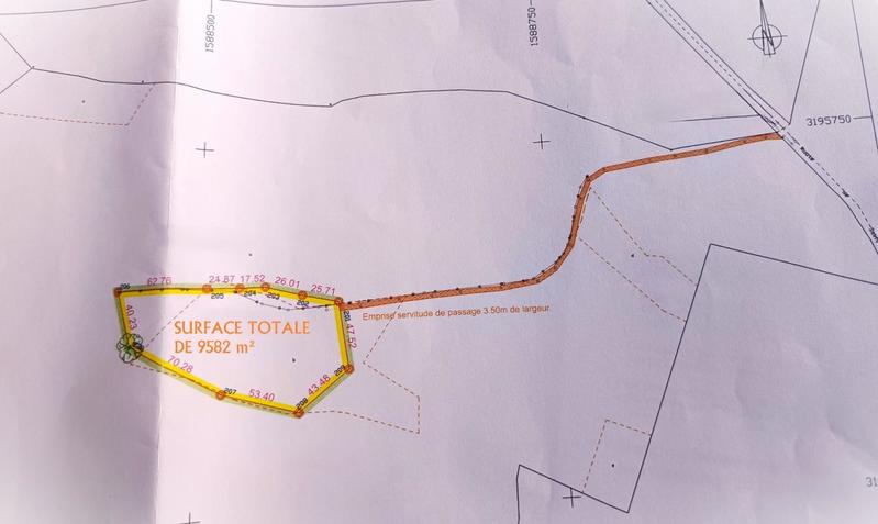 Terrain agricole - 9 582 m²