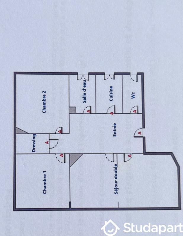 Appartement - 80 m² - 3 pièces