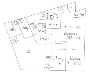 Immeuble - 450 m² - 1 pièce