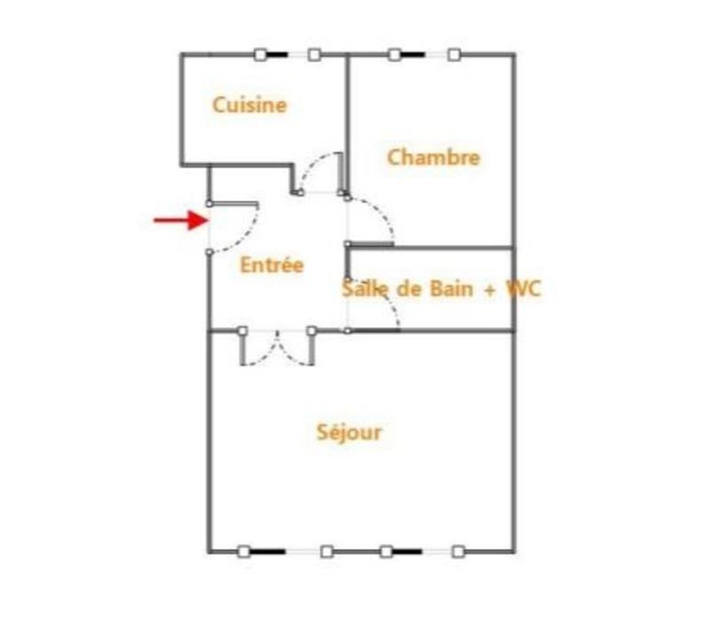 Appartement - 57 m² - 3 pièces