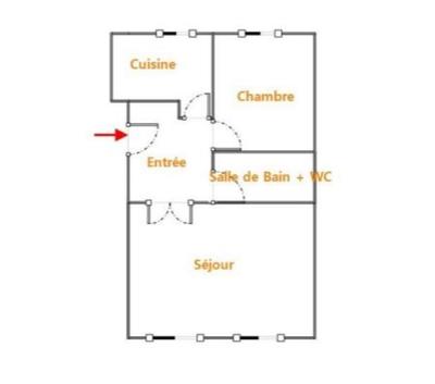 Appartement - 57 m² - 3 pièces