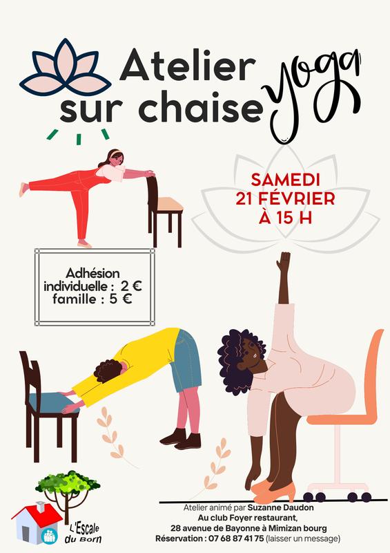 Atelier Yoga sur chaise