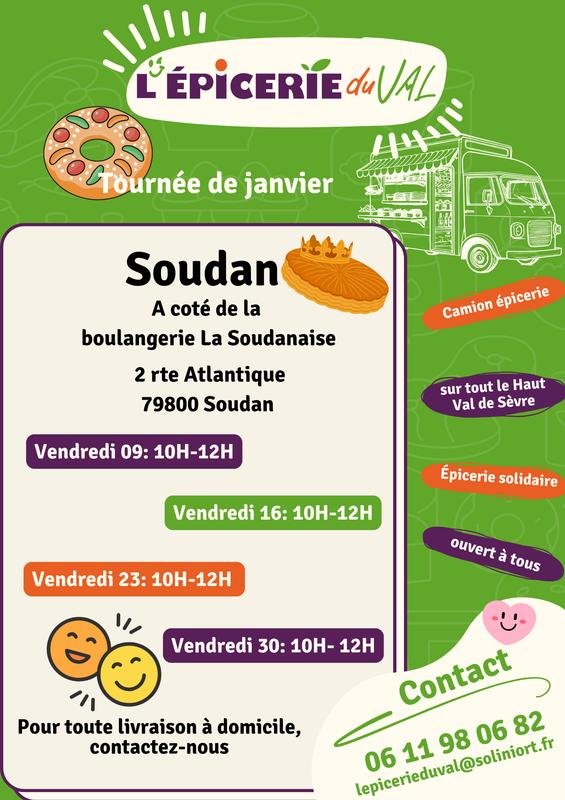 Tournée de l'Epicerie du Val à Soudan