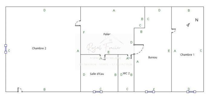 Maison ancienne - 92 m² - 5 pièces