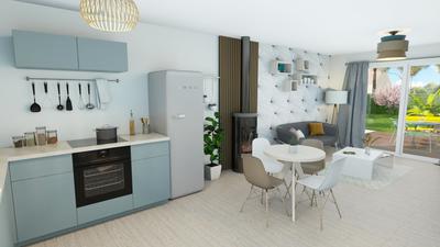 Maison - 65 m² - 3 pièces