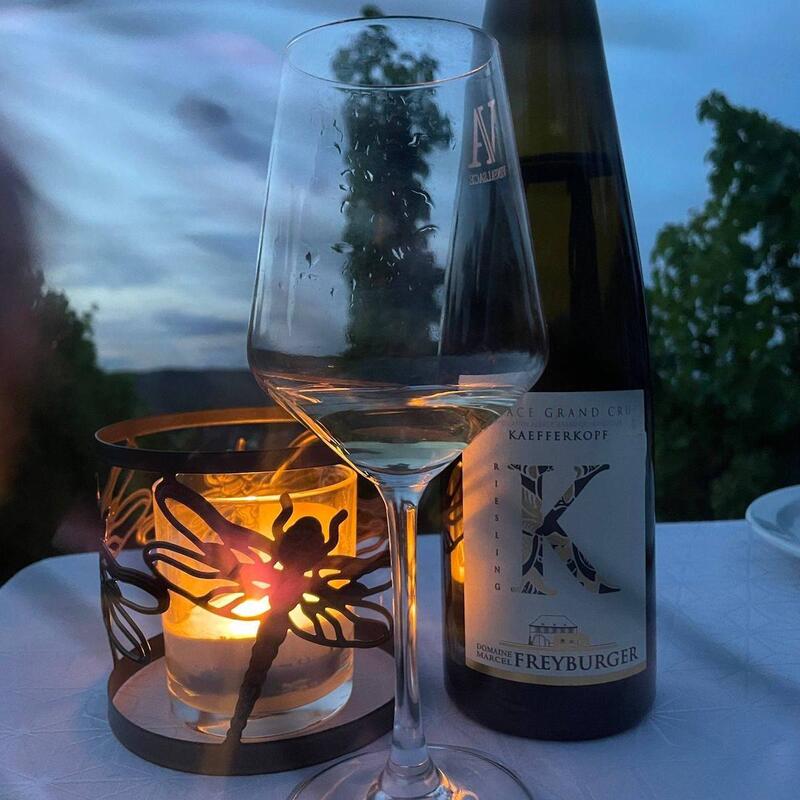 Balade au crépuscule dans les vignes