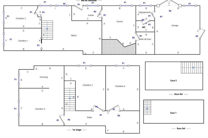 Maison de village - 150 m² - 6 pièces