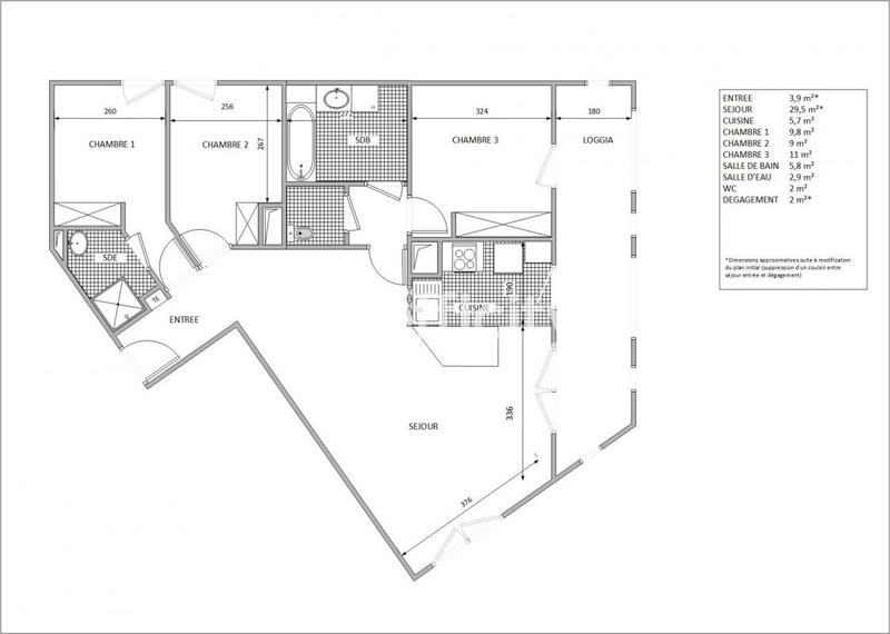 Appartement - 82 m² - 4 pièces