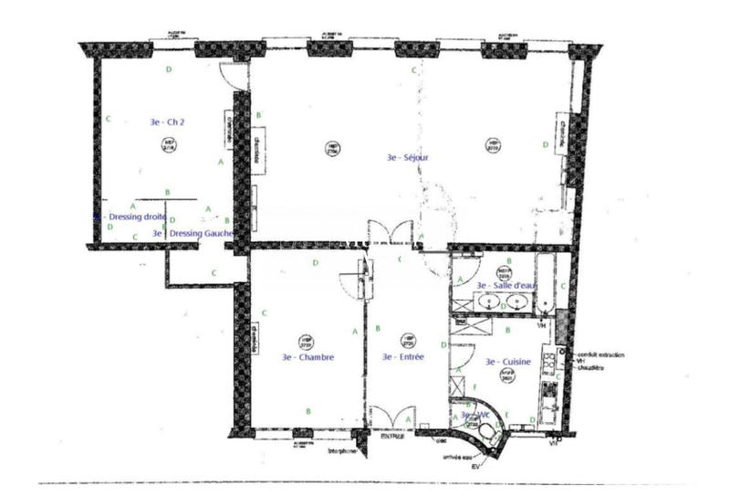 Appartement - 110 m² - 3 pièces
