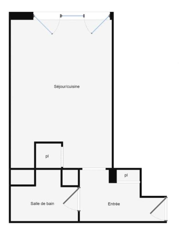 Appartement - 29 m² - 1 pièce