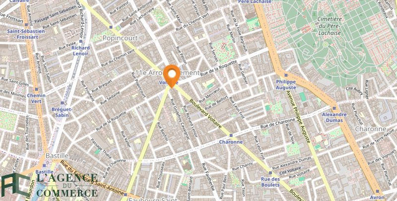 Fonds de commerce - Local commercial - 85 m²