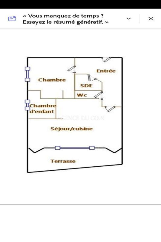 Appartement - 55 m² - 3 pièces