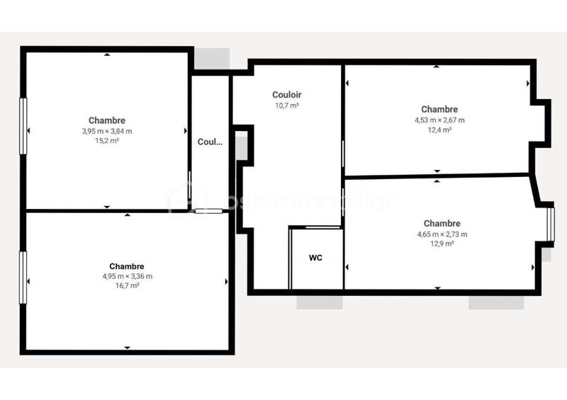 Maison de ville - 140 m² - 6 pièces