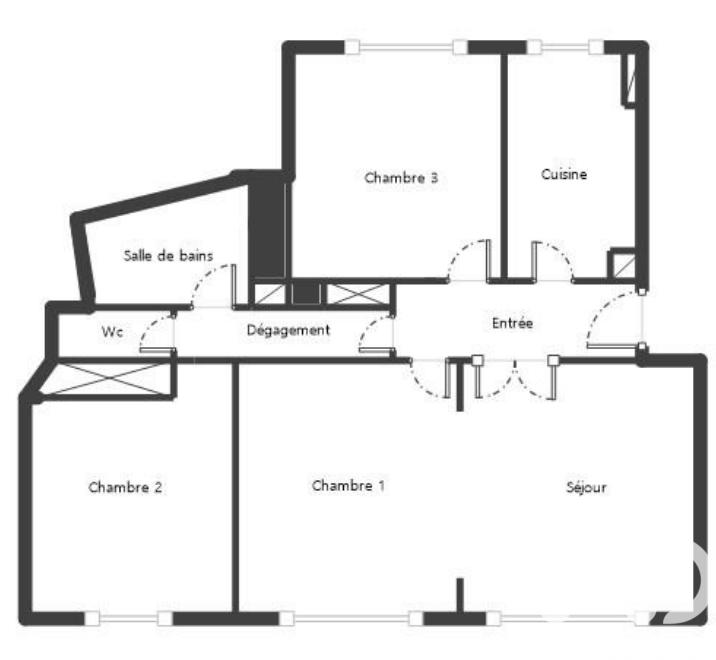 Appartement - 75 m² - 4 pièces