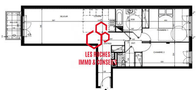 Appartement - 74 m² - 3 pièces