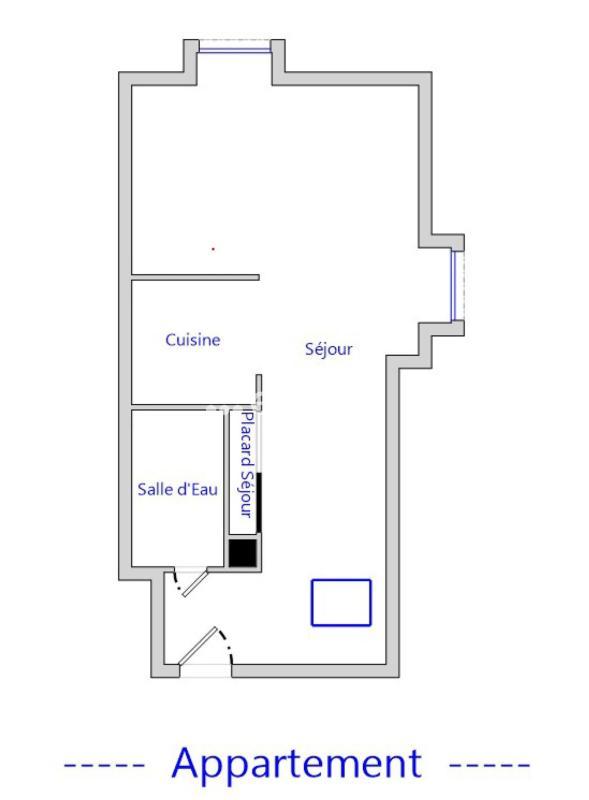 Appartement - 30 m² - 1 pièce