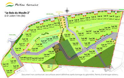 Terrain constructible - 450 m²