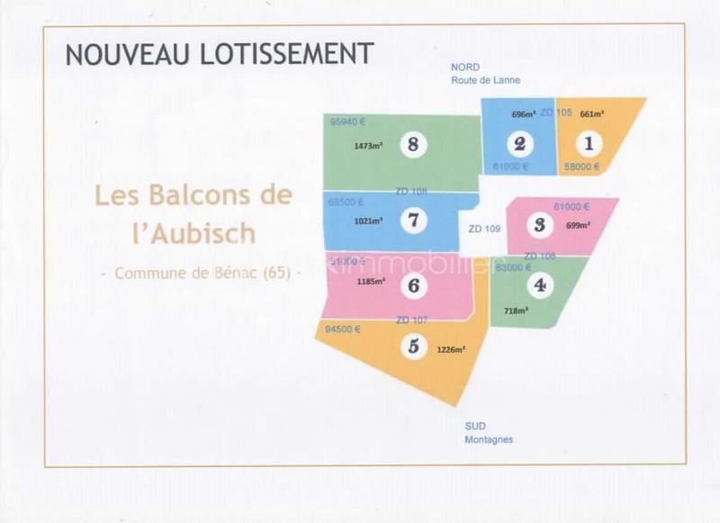 Terrain constructible - 1 185 m²