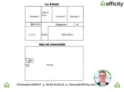 Maison - 90 m² - 4 pièces