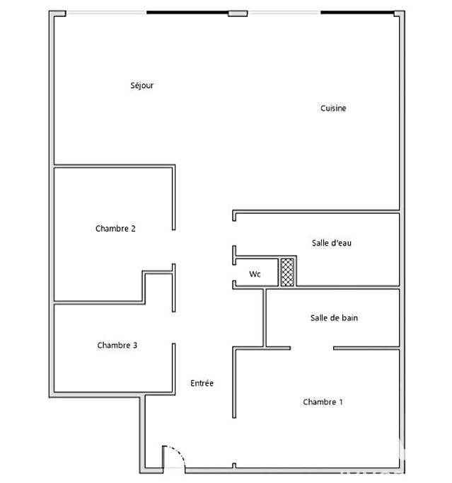 Appartement - 62 m² - 4 pièces