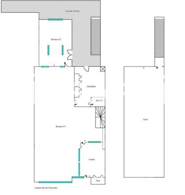 Local commercial - 120 m² - 5 pièces