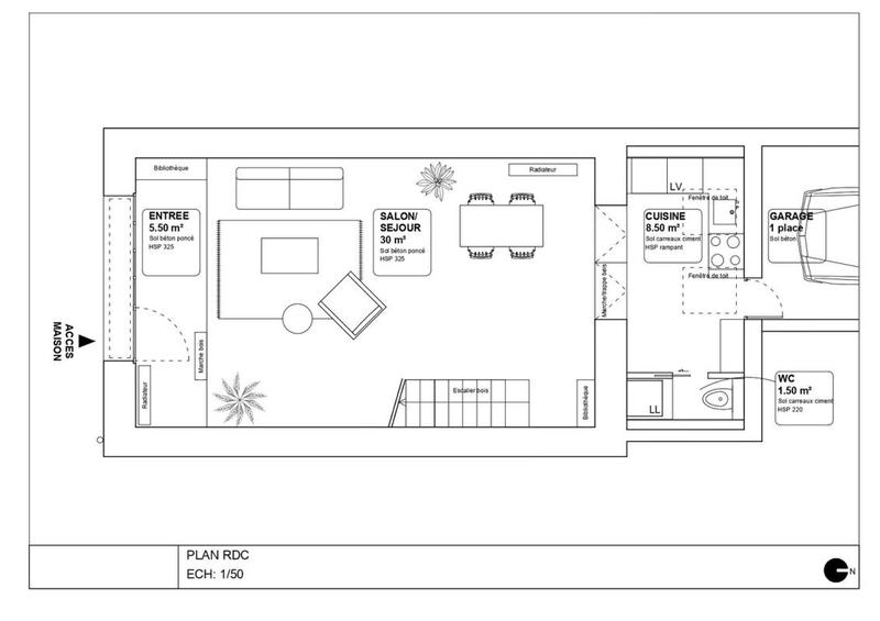 Maison - 73 m² - 3 pièces