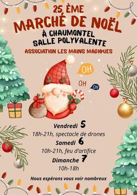 Marché de noël de l'association les mains magiques
