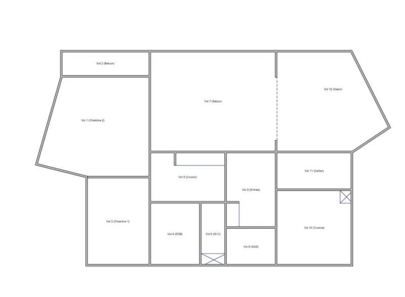 Appartement - 88 m² - 3 pièces